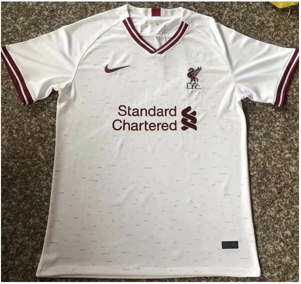 Liverpool White Red Training Shirt 2020/21